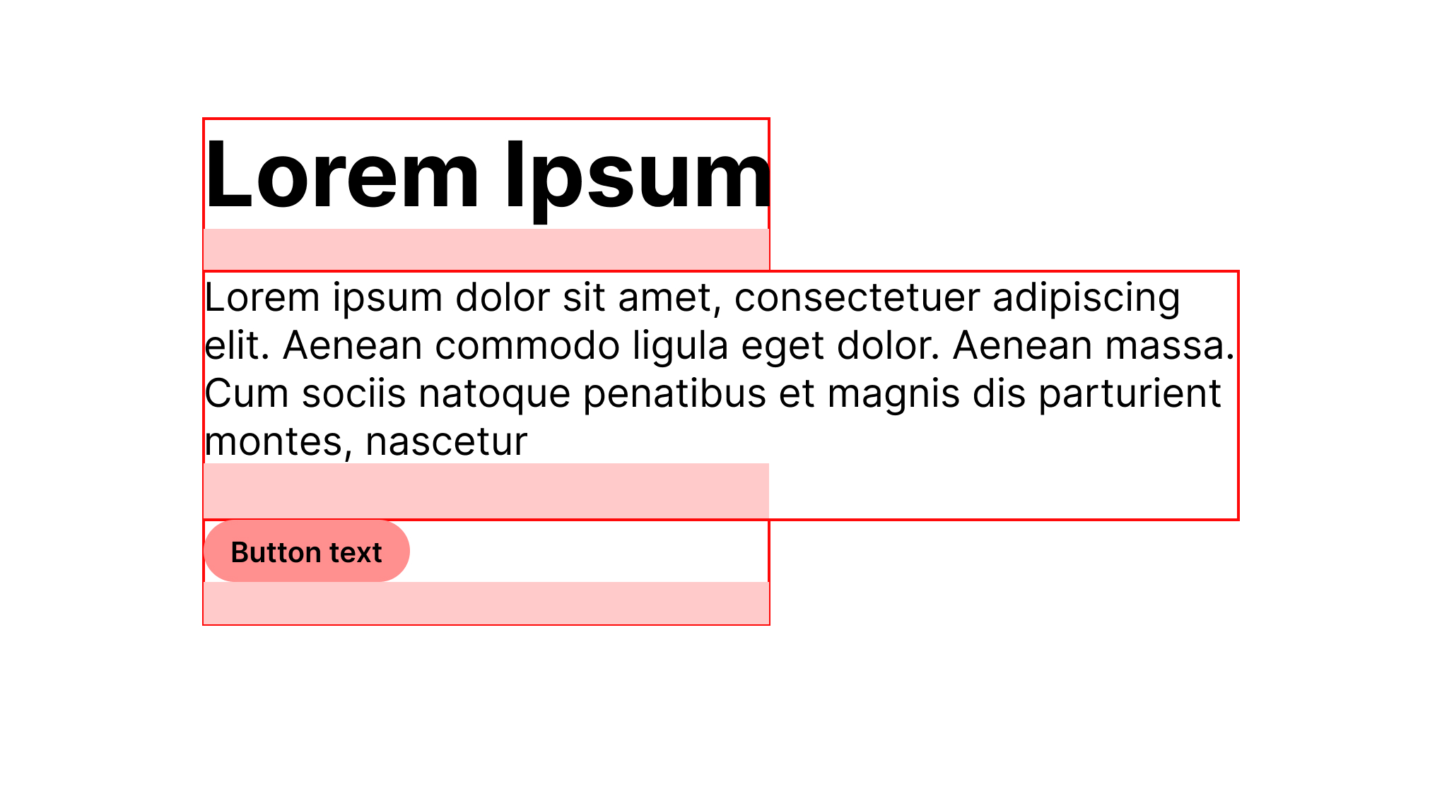 Layout Composition - Baked margins